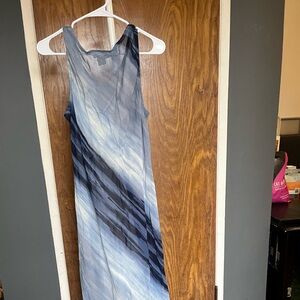 Long blue dress great for summer